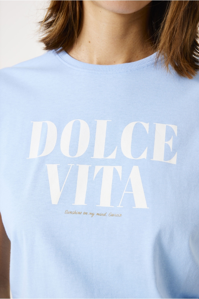 T SHIRT E50201 1257 BLUE WAVE